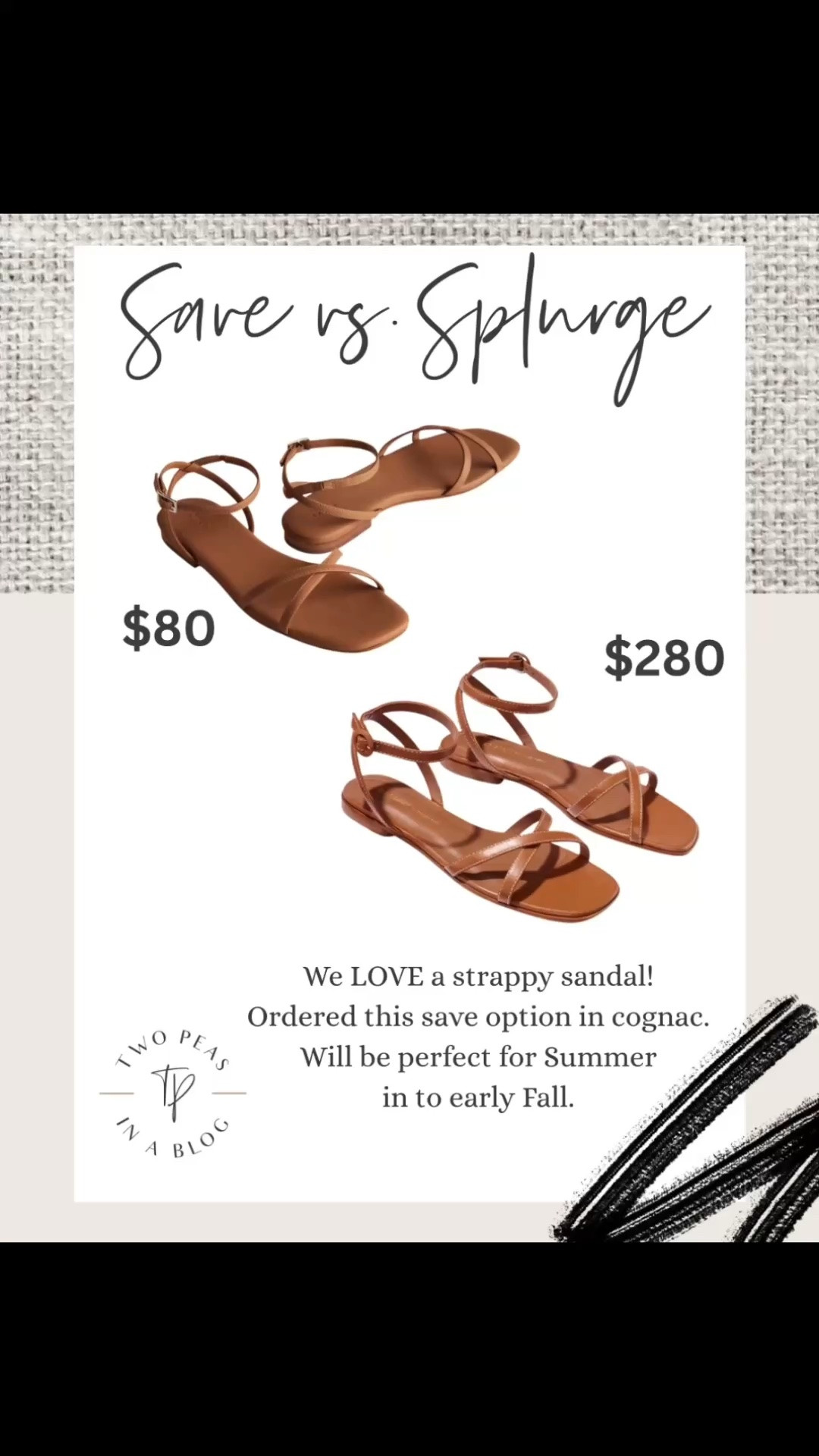 Save vs Splurge. Ankle strap sandal. Perfect for summer in to Fall sandal.

#LTKSeasonal #LTKOver40