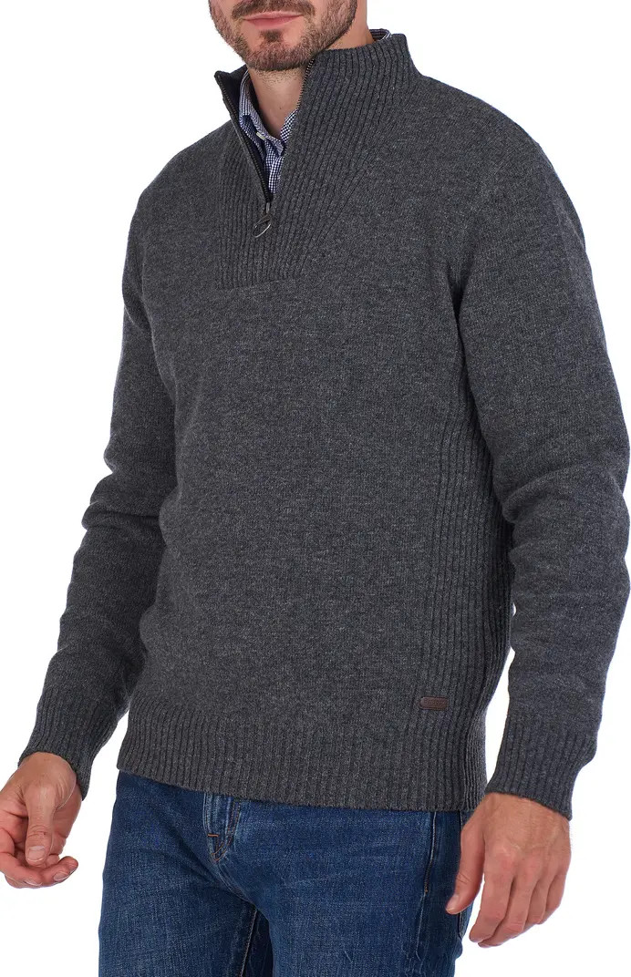 Nelson Essential Lambswool Half Zip Sweater | Nordstrom