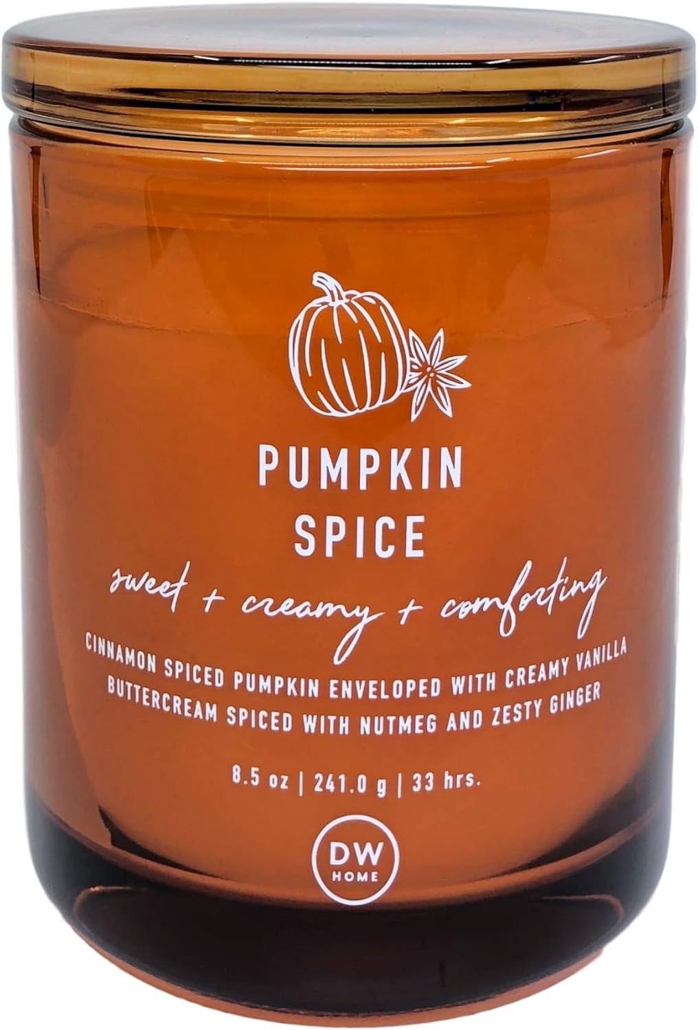 DW Home Pumpkin Spice Scented Candle | Amazon (US)