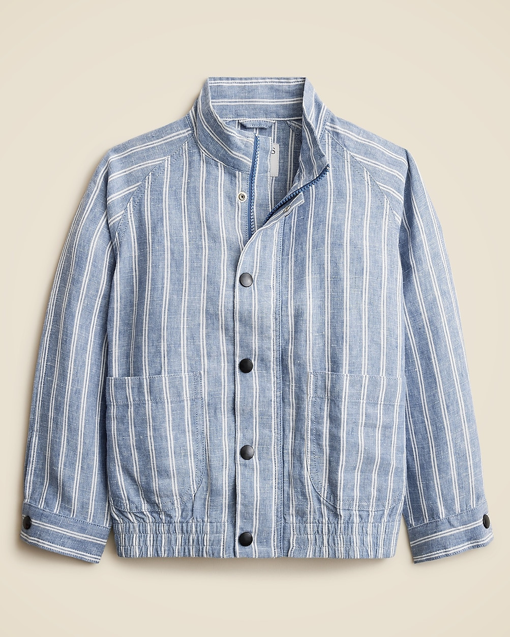 Kids' linen jacket in pinstripe | J. Crew US
