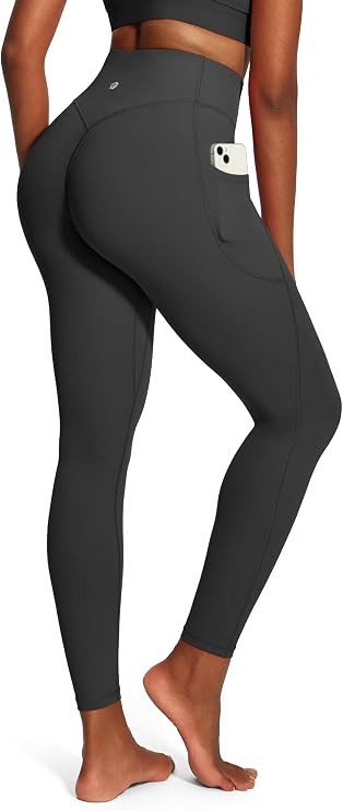 Scrunch Butt Lifting Leggings High Waist Tummy Control Yoga Pants Pockets | 2 Deep Pockets, High-... | Amazon (US)