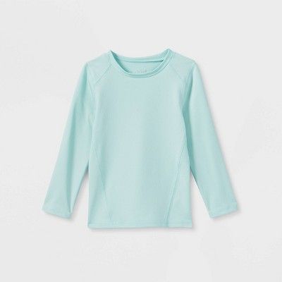 Toddler Boys' Long Sleeve Rash Guard Swim Shirt - Cat & Jack™ Light Mint Green | Target