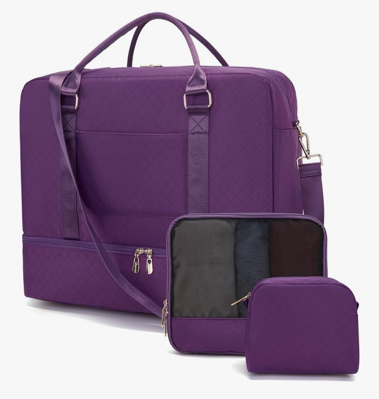 Overnight Weekender Bags Bag with Shoe Compartment 3pcs Set. Save 40% with promo code, through 5/10 while supplies last. Love that it carries up to 2 pair of shoes. Perfect for the gym, travel or overnight getaway. 

Was $29.99
Now $17.99 with promo code OUSVKEQO, other color options available. Apply code at checkout. 



#LTKActive #LTKSaleAlert #LTKTravel