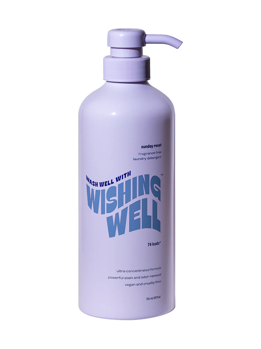 Sunday Reset Laundry Detergent | Fragrance-Free & Powerful Clean | Wishing Well