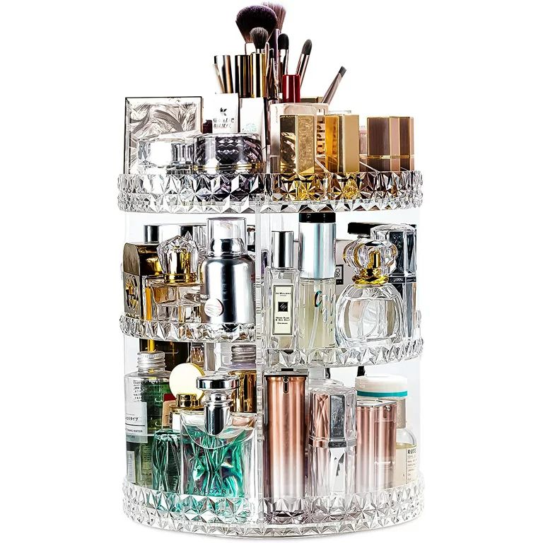 Makeup Organizer, 360 Degree Rotating Perfume Organizer, Adjustable Makeup organizers and storage... | Walmart (US)