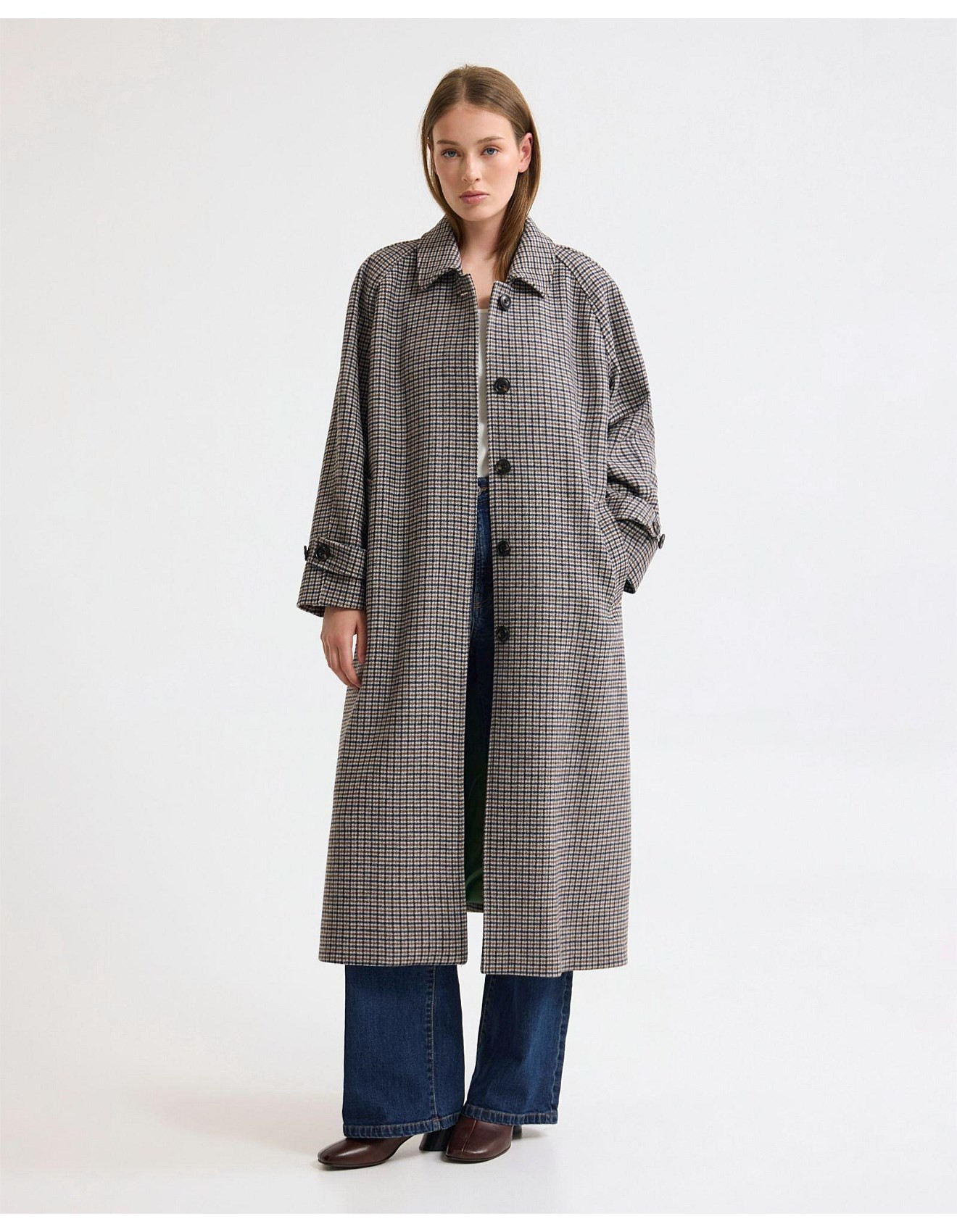 Oxford Millie Wool Blend Coat | David Jones | David Jones (Australia & New Zealand)