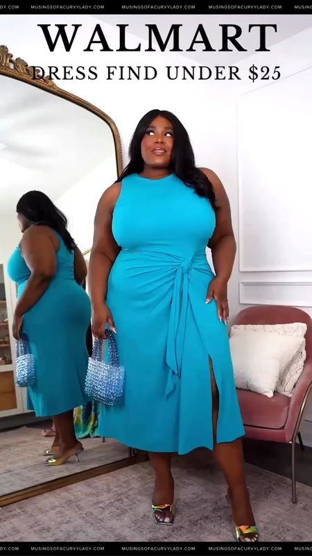ONLY $24 and comes in multiple COLORS. I’m wearing an XXL with shapewear. 

#plussizedresses #5daysofdresses #springdresses 

#LTKplussize #LTKstyletip #LTKfindsunder50