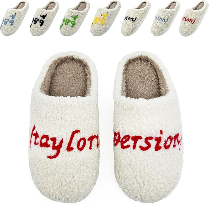 Taylors Slippers For Women Men, Comfy Ladies Bedroom Slipper, Birthday Gifts for Women, Cute Hous... | Amazon (US)