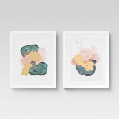 (Set of 2) 16" x 20" Abstract with Foil - Project 62™ | Target