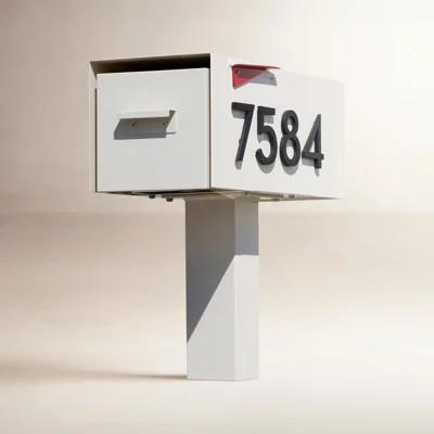 Post-Mounted Steel Mailbox | Wayfair North America