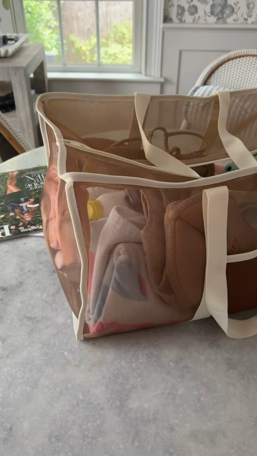 The best beach bag!! Mesh so all of the sand falls through and it fits towels and everything else you need for your entire family!

#LTKvlog #LTKmomlife #LTKSeasonal