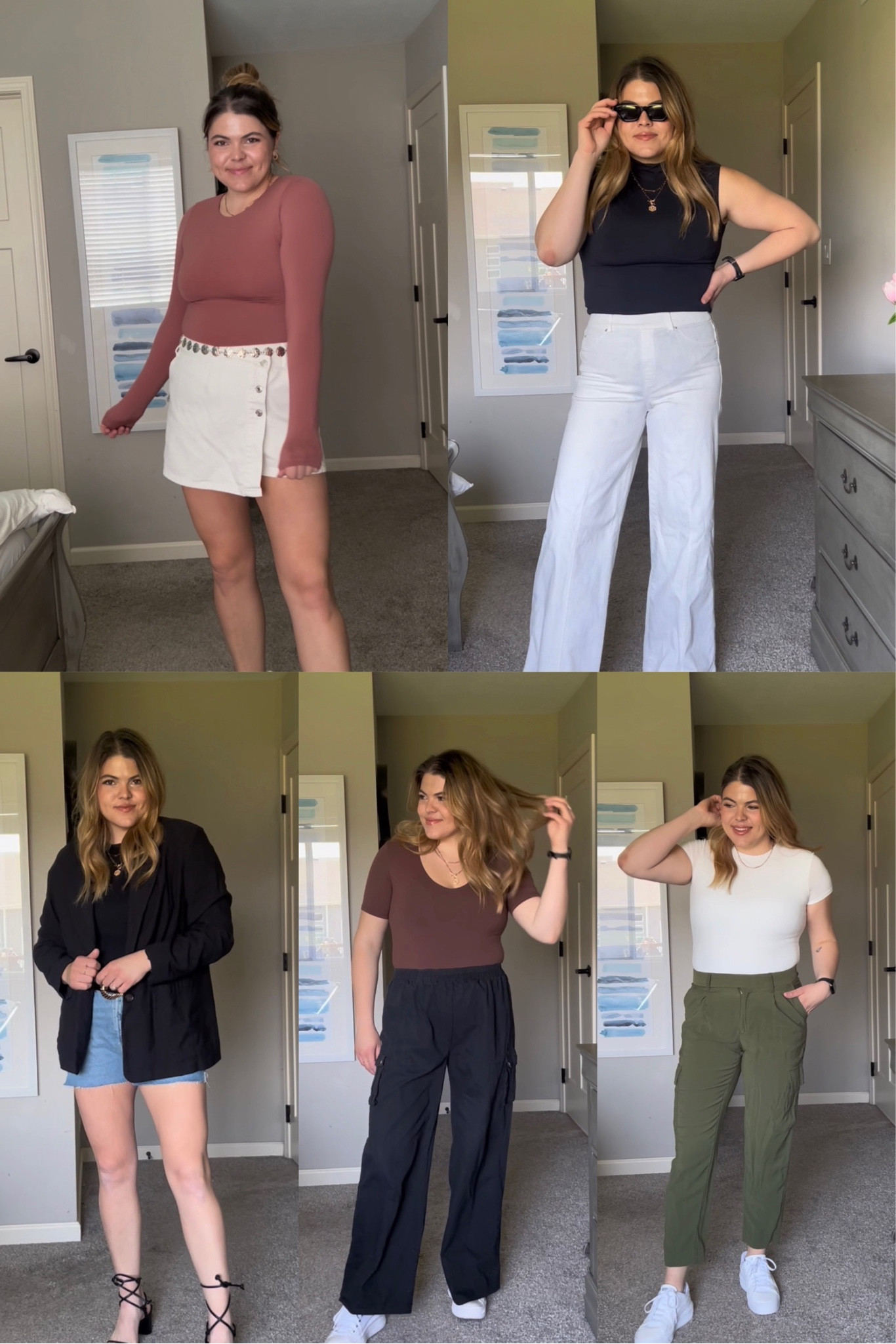 Midsize bodysuit outfits - I love these because they are double line, which hides sweat marks and gives everything a nice comfortable compressed feeling. I’m in a size large.

#LTKunder50 #LTKSeasonal #LTKcurves