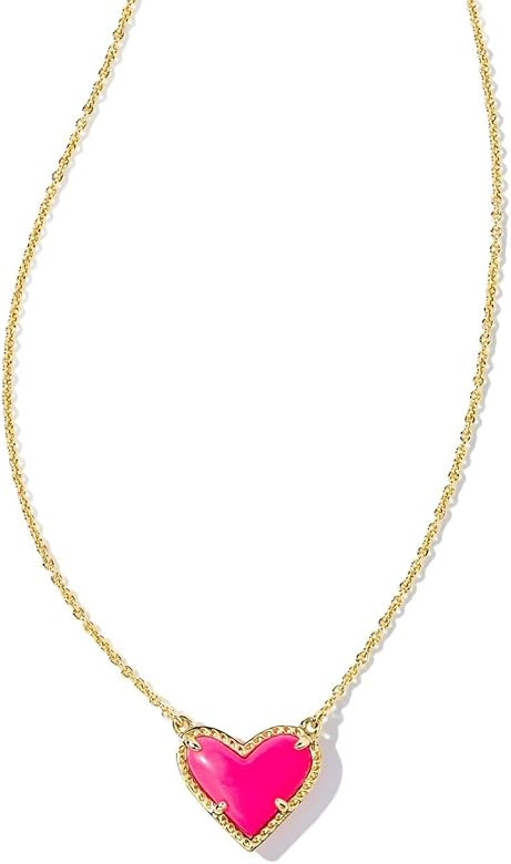 Kendra Scott Ari Heart Adjustable Length Pendant Necklace for Women, Fashion Jewelry | Amazon (US)