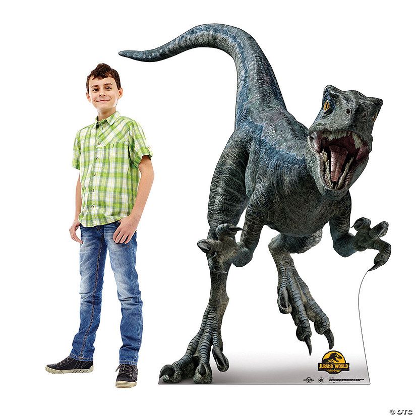 Jurassic World 3: Dominion™ Blue the Velociraptor Cardboard Cutout Stand-Up | Oriental Trading Company