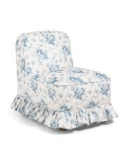 23x30 Rosalie Ruffle Bottom Accent Chair | TJ Maxx