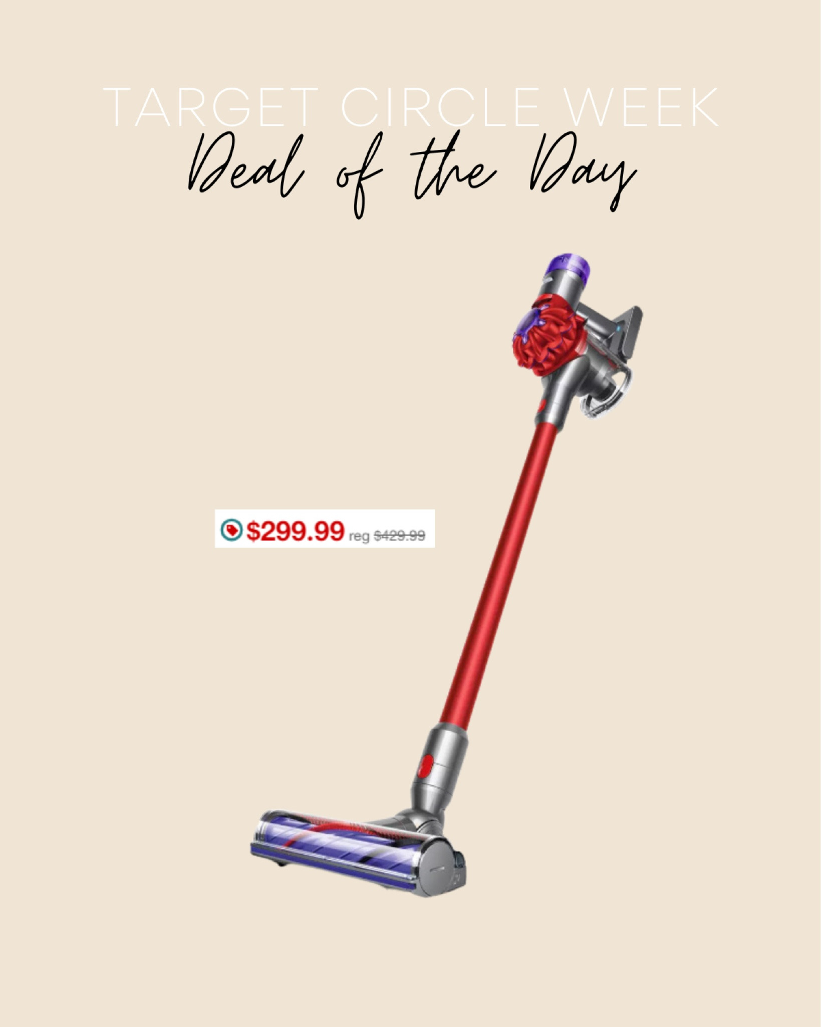 Target circle deal of the day - cordless vacuum 

#LTKhome #LTKxTarget #LTKsalealert