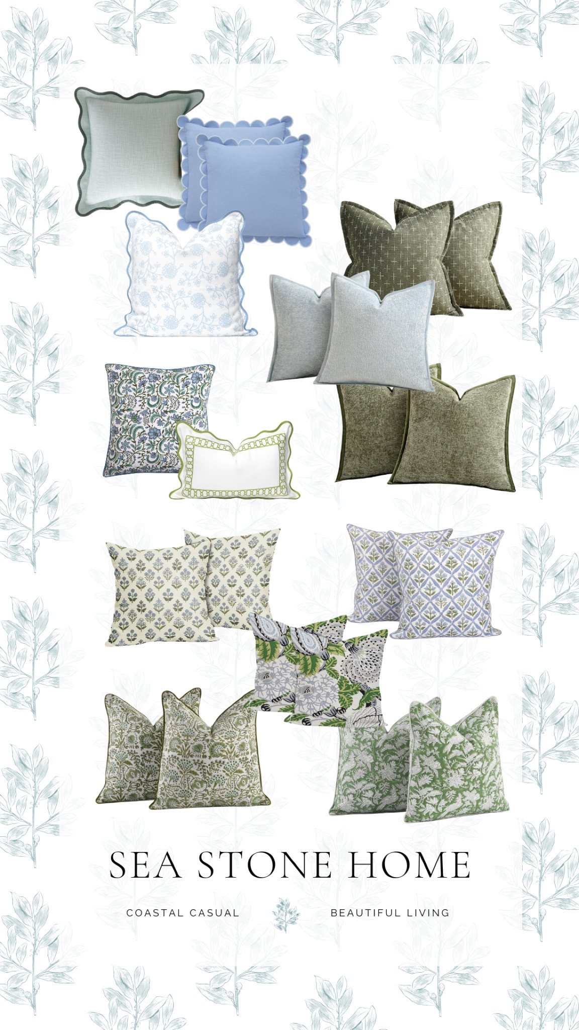 Blue + Green Pillow Roundup! Amazon Grand Millennial Style


#LTKFindsUnder50 #LTKGiftGuide #LTKHome