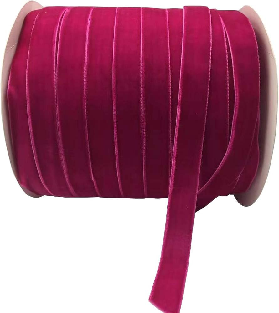 10 Yards Velvet Ribbon Spool (Mauve, 5/8") | Amazon (US)