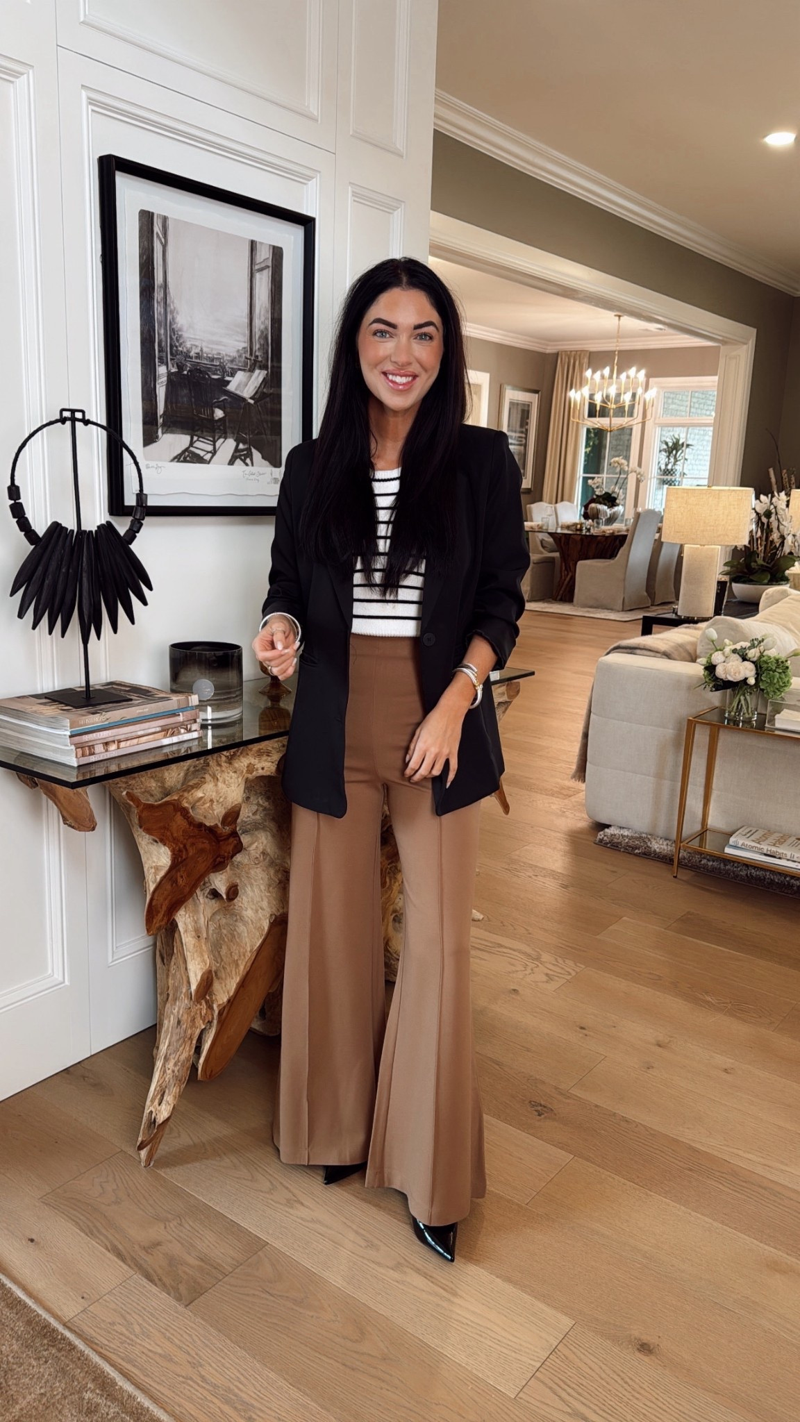 Fall Workwear 🤎 These pants are so comfortable and stretchy! Under $50! Wearing a small in all pieces. 

#LTKWorkwear #LTKStyleTip #LTKSeasonal