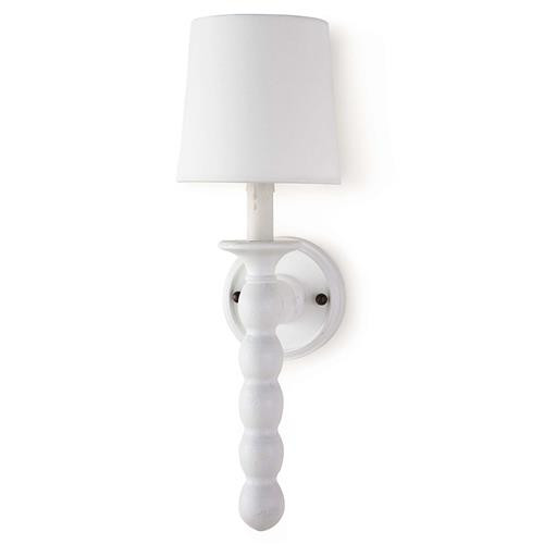Regina Andrew Coastal Living Perennial White Birch Wood Sconce | Kathy Kuo Home