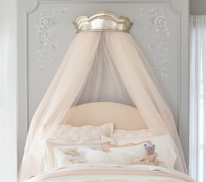 Monique Lhuillier Metallic Cornice Canopy | Pottery Barn Kids