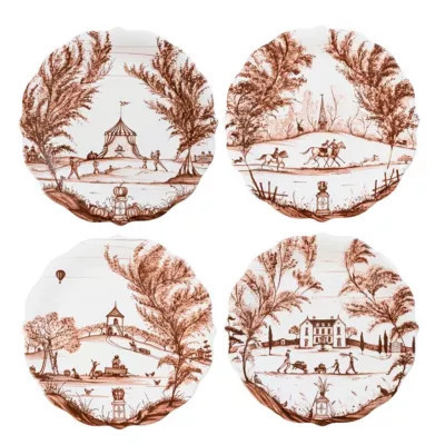 Juliska Country Estate Harvest Party Plate Assorted Set/4 | Belk