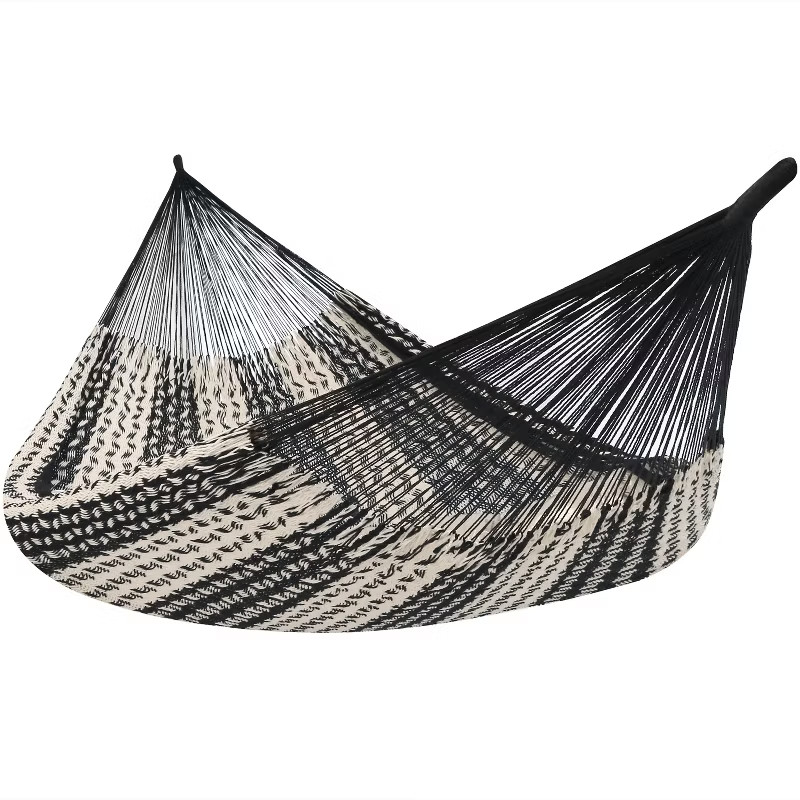 Sunnydaze Heavy-Duty Family Size XXL Mayan Hammock with Thick Cord - 880 lb Weight Capacity - Bla... | Target