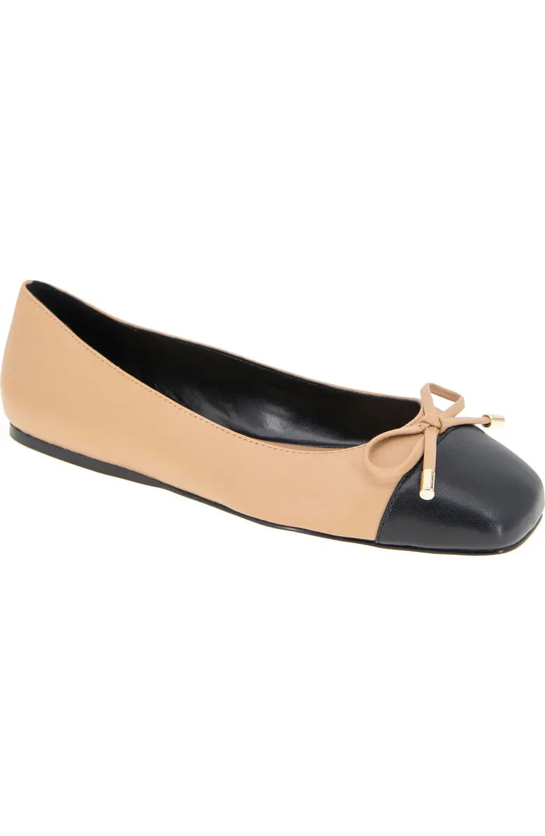 BCBGeneration Hartly Cap Toe Ballet Flat (Women) | Nordstrom | Nordstrom
