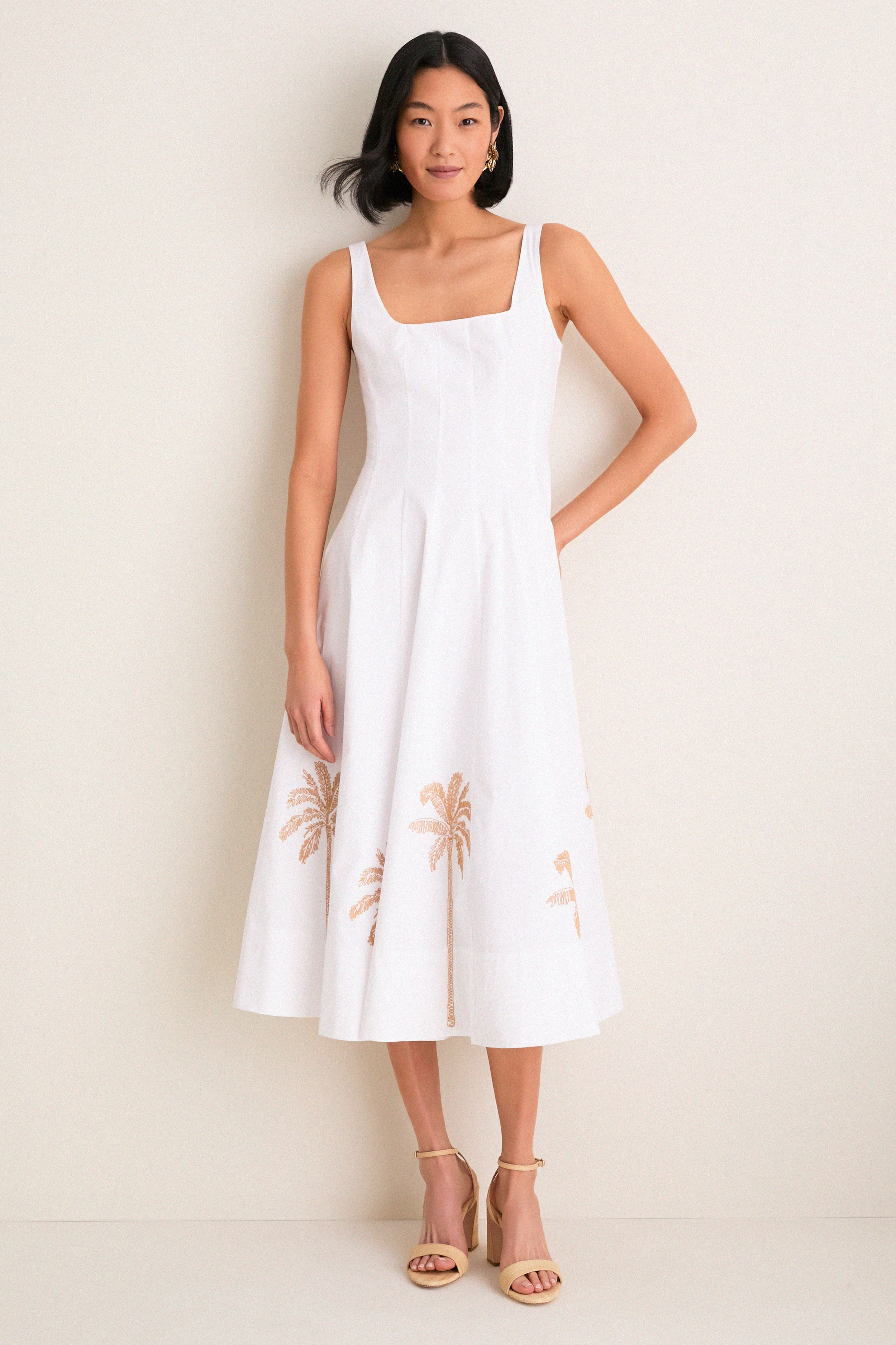 White Embroidery Wells Dress | Tuckernuck (US)