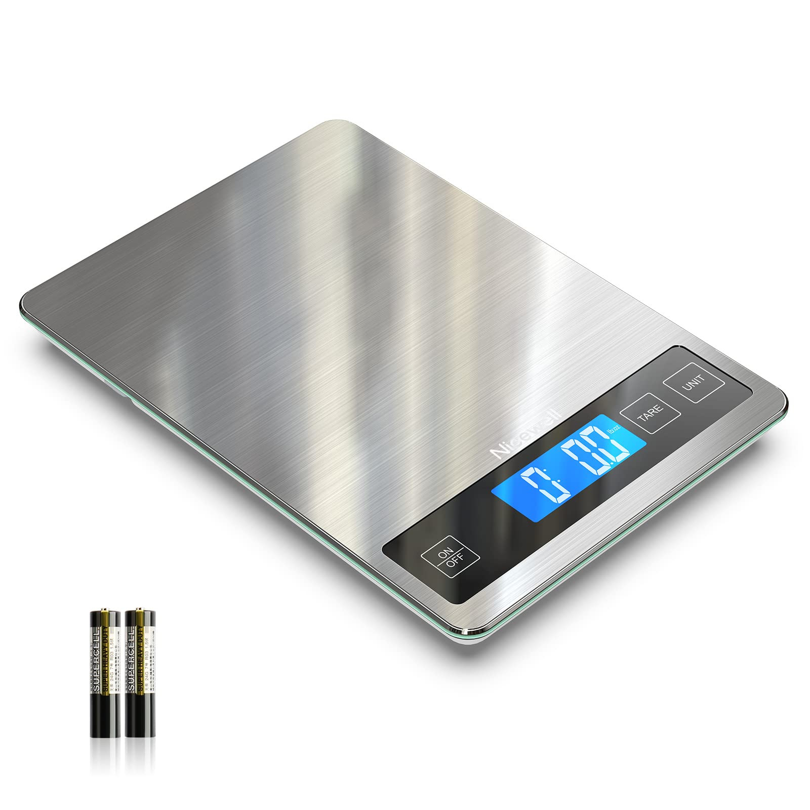 Nicewell Food Scale, 22lb Digital Kitchen Scale Weight Grams and oz for Cooking Baking, 1g/0.1oz ... | Amazon (US)
