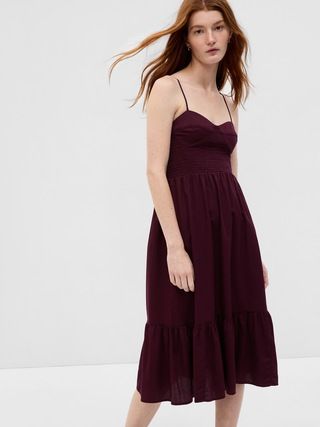 Sweetheart Corset Midi Dress | Gap (US)