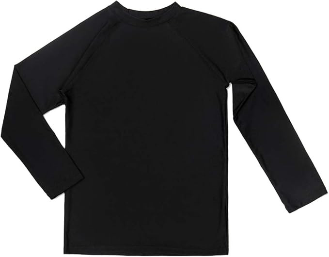 Boys' Long Sleeve Rashguard Swim Shirt Kids Toddler Swimwear Surf Tops UPF 50+ Sun Protection | Amazon (US)