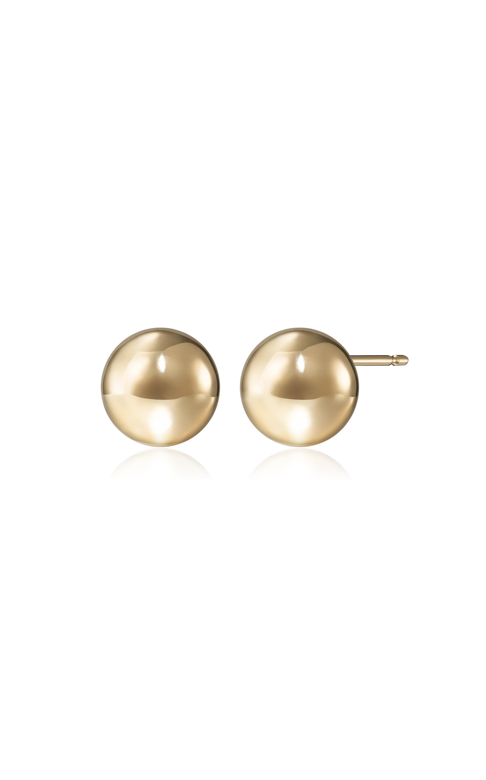 18k Yellow Gold Audrey Large Stud Earrings | Moda Operandi (Global)