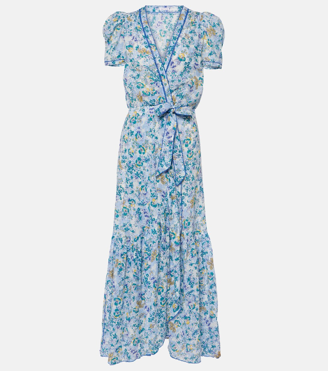 Baba floral puff-sleeve cotton maxi dress | Mytheresa (INTL)