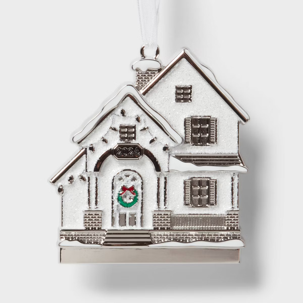 2024 Metal House Christmas Tree Ornament - Wondershop™ | Target