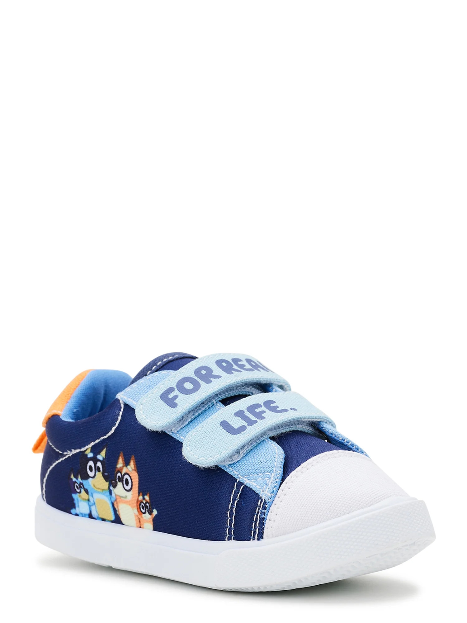 Bluey Toddler Boys Velcro Low Top Casual Shoe, Sizes 5-10 | Walmart (US)