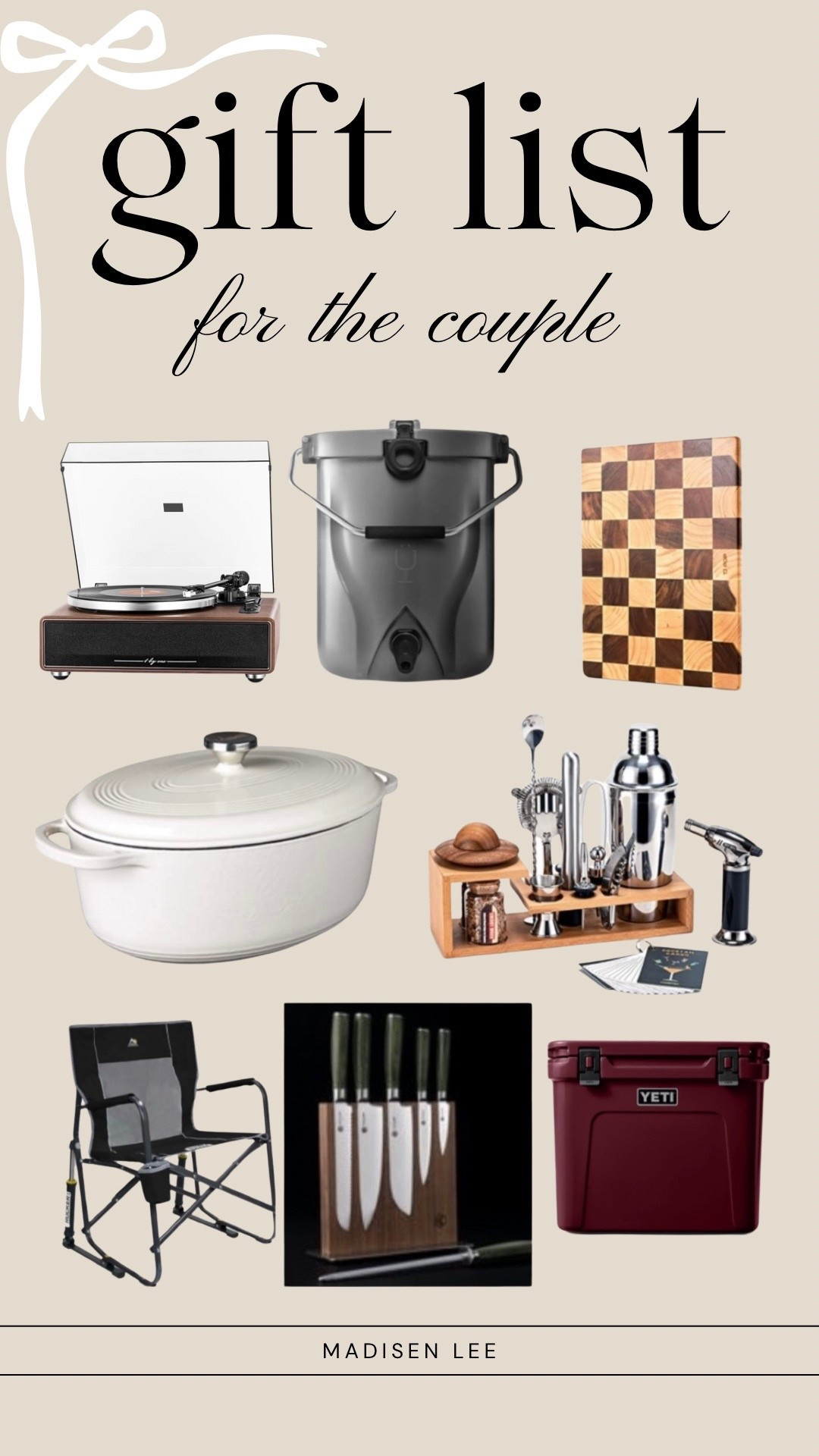 Gift List + Ideas for the couple 

#LTKGiftGuide #LTKHoliday #LTKCyberWeek