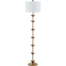 Safavieh FLL4003A Lighting Collection Landen Leaf 63.5" Antique Gold Floor Lamp, Metal | Amazon (US)