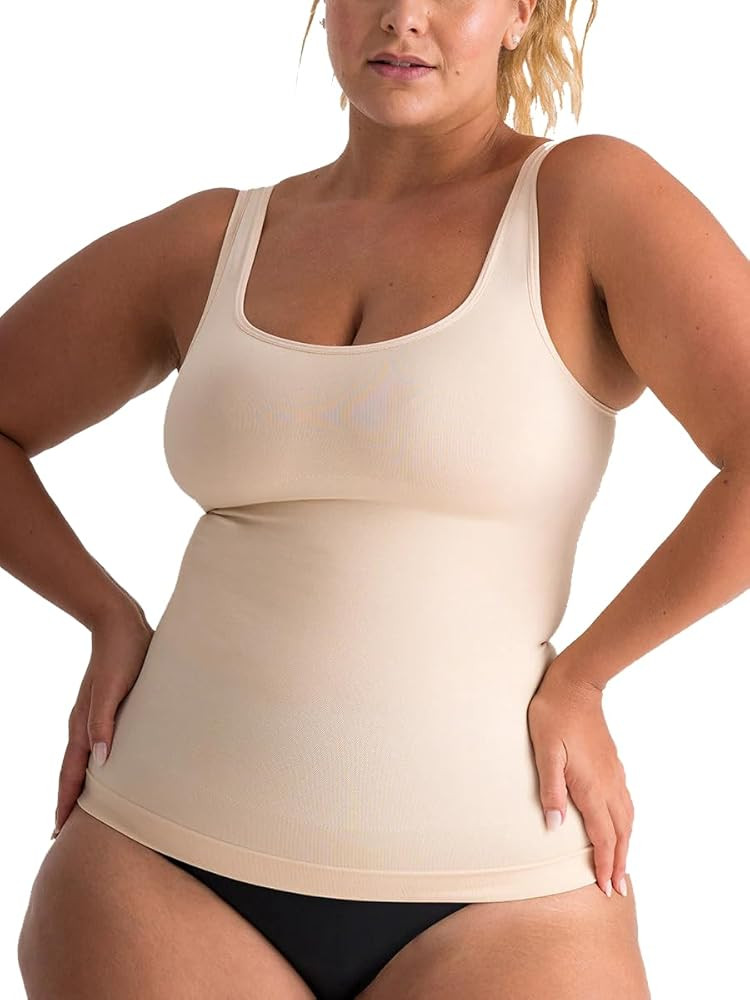 SHAPERMINT Compression Tank Cami - Tummy and Waist Control Body Shapewear Camisole for Women | Amazon (US)