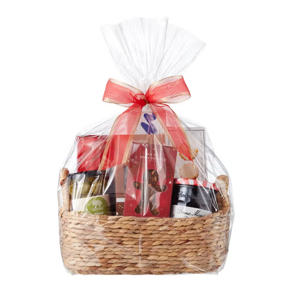 Holiday Large Cellophane Basket Bag Pack of 2 | The Container Store