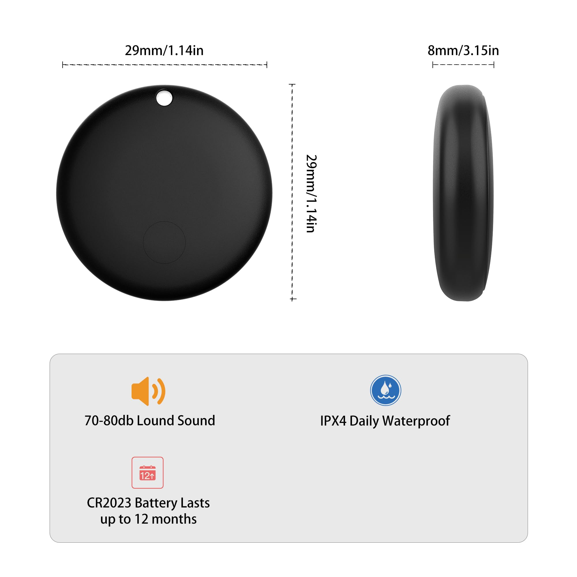 Air Tags-4 Pack Tracker Tag Work with Apple Find My (iOS 14.6 Above Only) Smart Tag Item Finders ... | Amazon (US)
