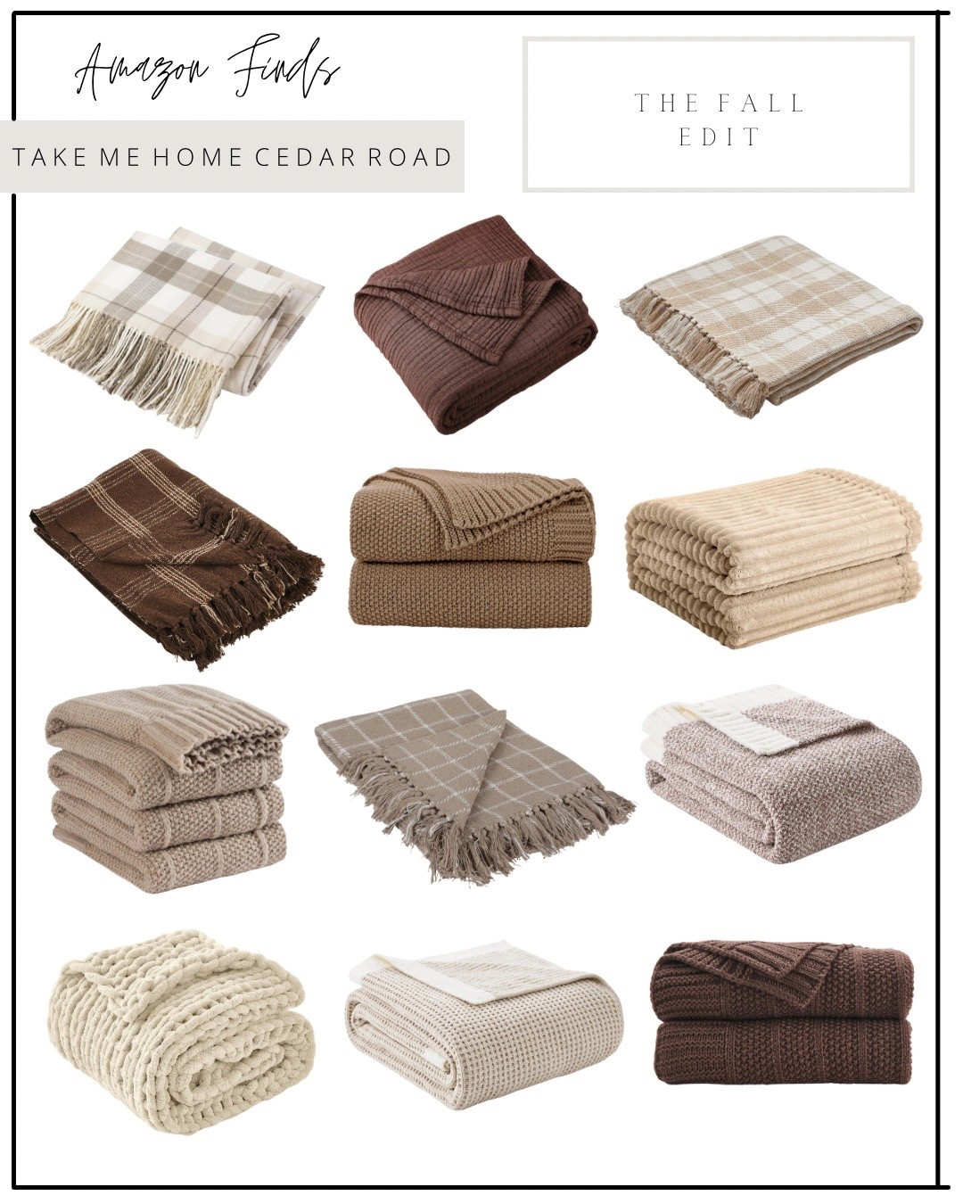 Amazon fall finds, love these cozy throw blankets 

#LTKSaleAlert #LTKHome #LTKSeasonal