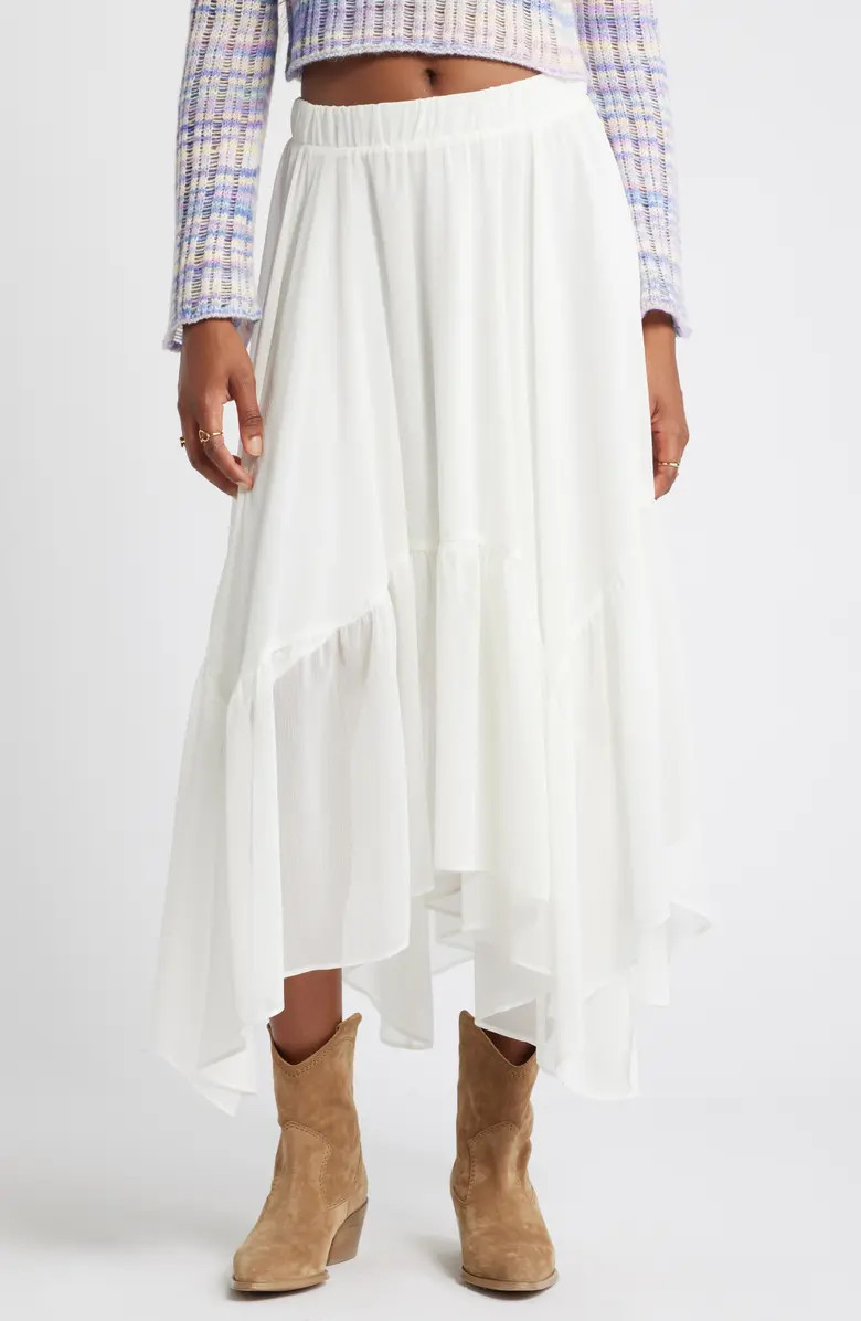 BP. Boho Ruffle Trim Maxi Skirt | Nordstrom | Nordstrom