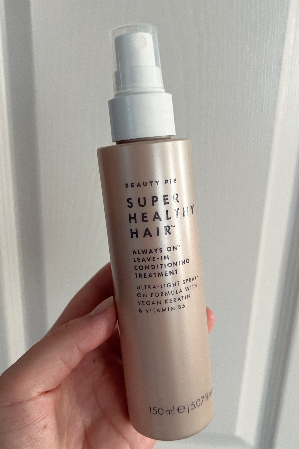 I’ve been loving Beauty Pie’s Super Healthy Hair mist! I have very fine, color-treated hair and hard water can do a number on it. This hair mist makes my hair feel softer and healthier! I spray it on after towel-drying and then blow dry. Plus, I love the coconut scent! 

#LTKFindsUnder50 #LTKBeauty