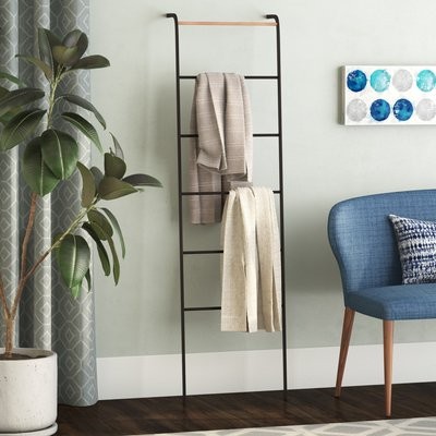 18" W x 63" H Decorative Ladder Finish: Black | Wayfair North America