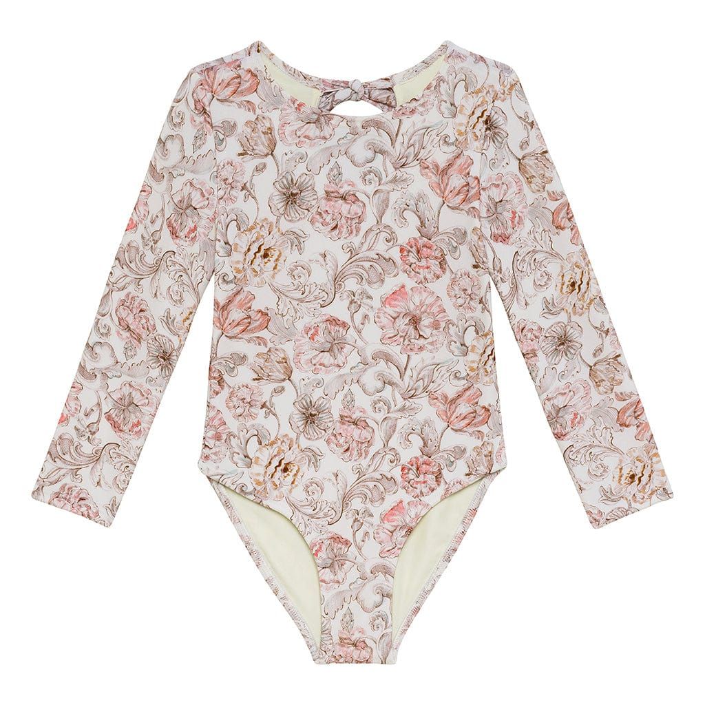 Venecia Floral Mini Long Sleeve One-Piece | Montce