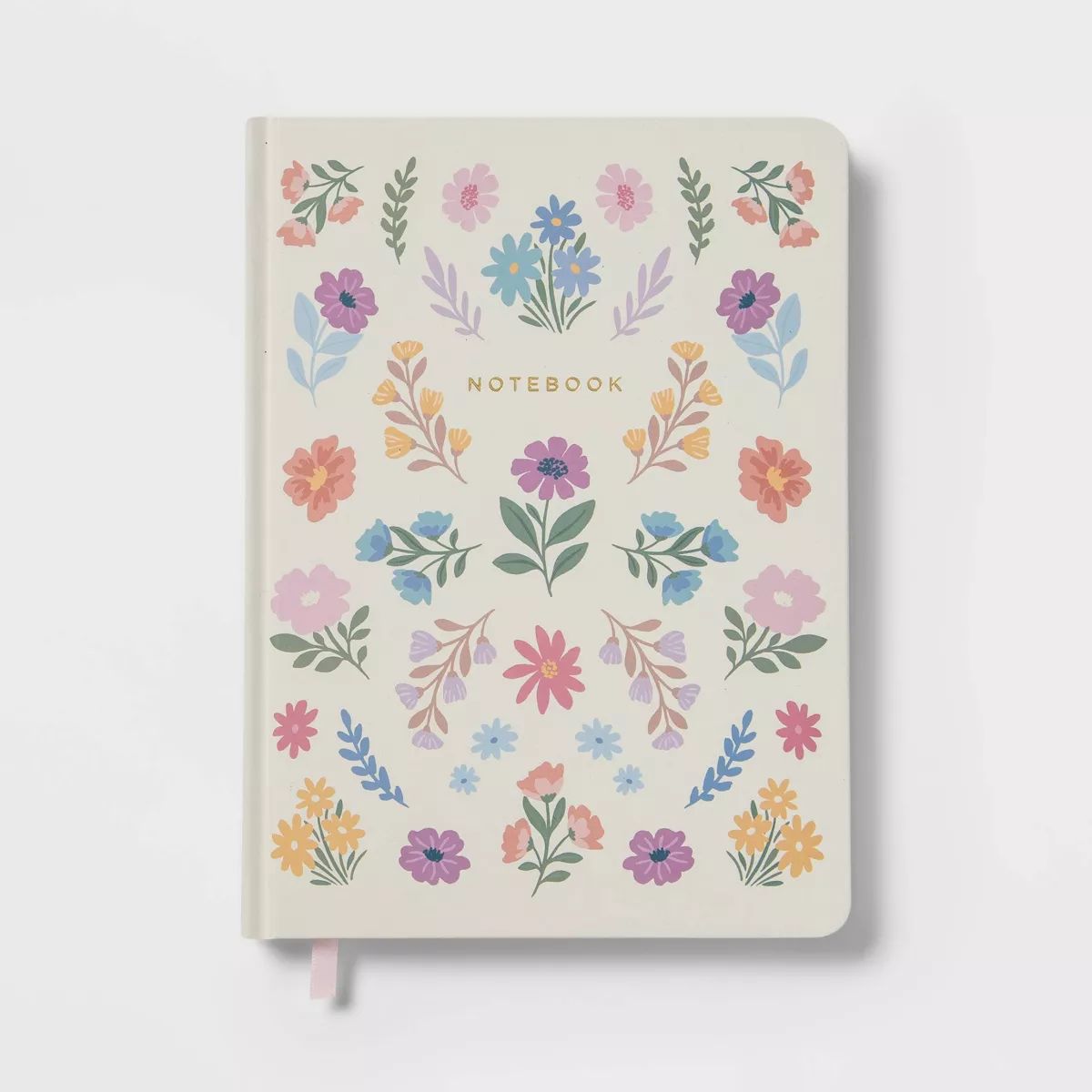 240 Sheet College Ruled Journal 7.75"x5.5" Bookbound Floral - Threshold™ | Target