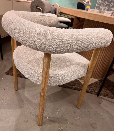Boucle dining chair 

#LTKhome #LTKstyletip