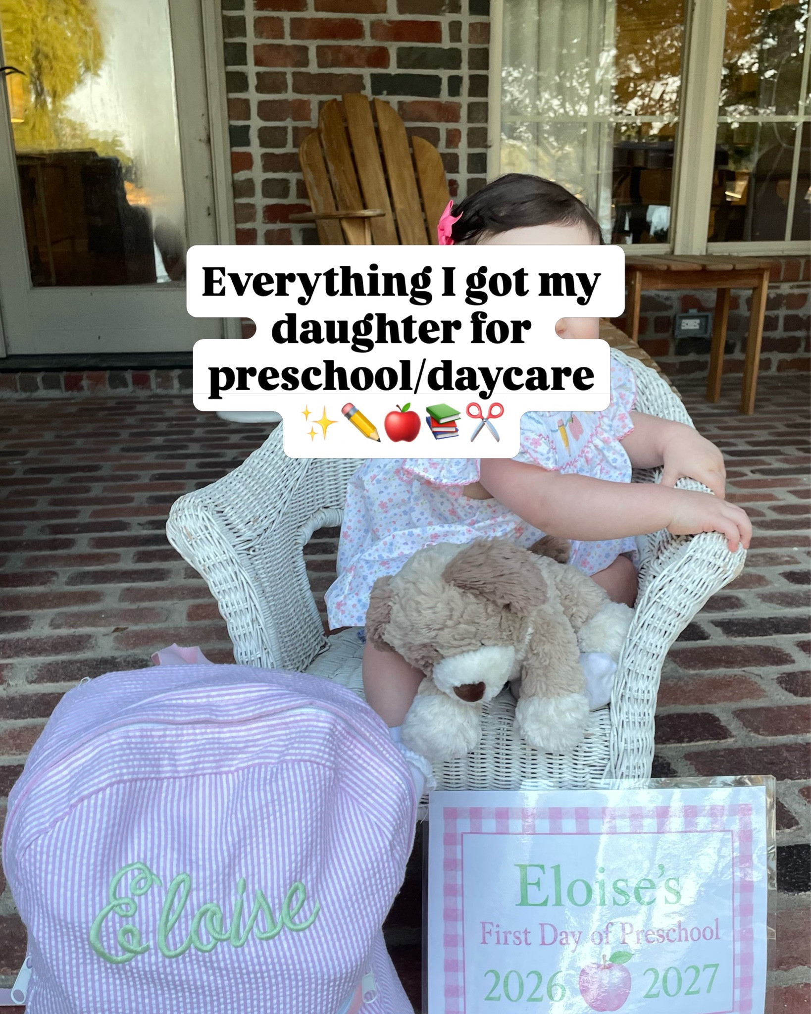 Had so much fun shopping for these items to help block out the fact that my baby is growing up !! 😭 #daycare #preschool #affordablefinds #babygear #backtoschool 

Comment SHOP and I’ll send you the links!!🔗 #classicwhimsy @Classic Whimsy