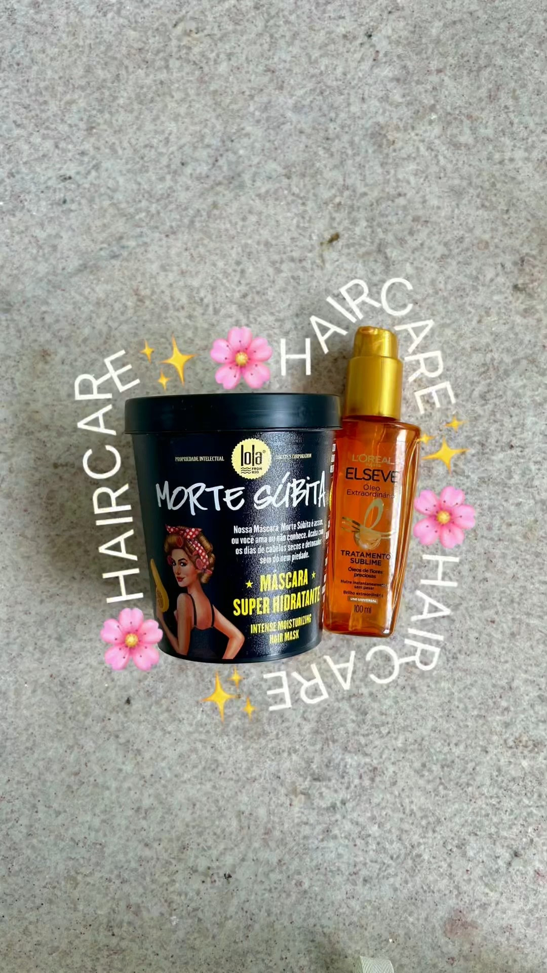 Dois produtos potentes para os cabelos!🎀

Máscara de hidratação morte subida da Lola e óleo extraordinário da L’Oréal, muita nutrição e brilho!
#cabelo #cuidadoscomocabelo #haircare #hair 

#LTKbrasil #LTKbeleza